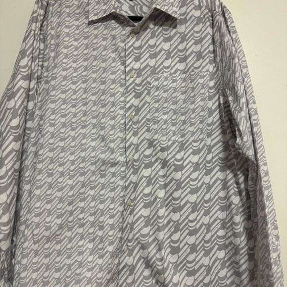 Ted Baker Retrow Long Sleeved Geometric Print Shirt - Size 5 - Picture 5 of 9